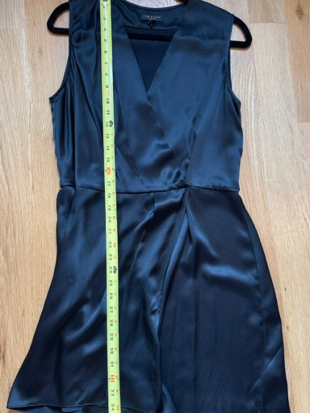 Black 100% silk Rag & Bone dress - Picture 2 of 7
